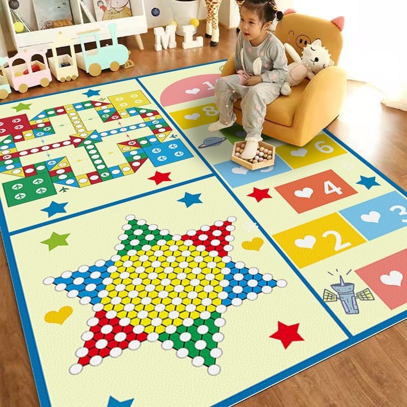Home Textiles City - 漫画子供用フロアマット都市交通ポリエステルプリントカーペット洗えるゲームおもちゃカーペット駐車場トラックカーペット