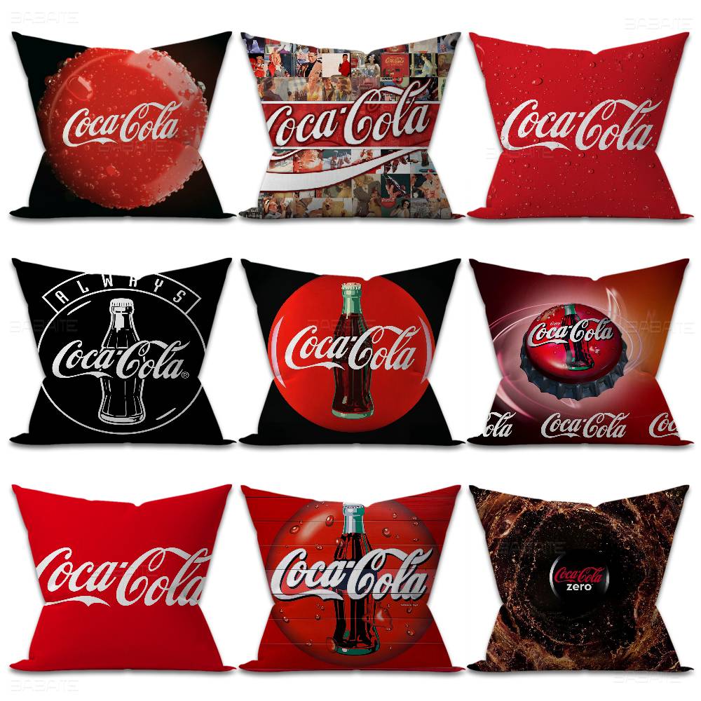 Home Textiles Inc - C-Cocas-C-Colas パーソナライズされた枕ダストカバー寝室子供パーティー装飾枕カバー誕生日子供ギフト