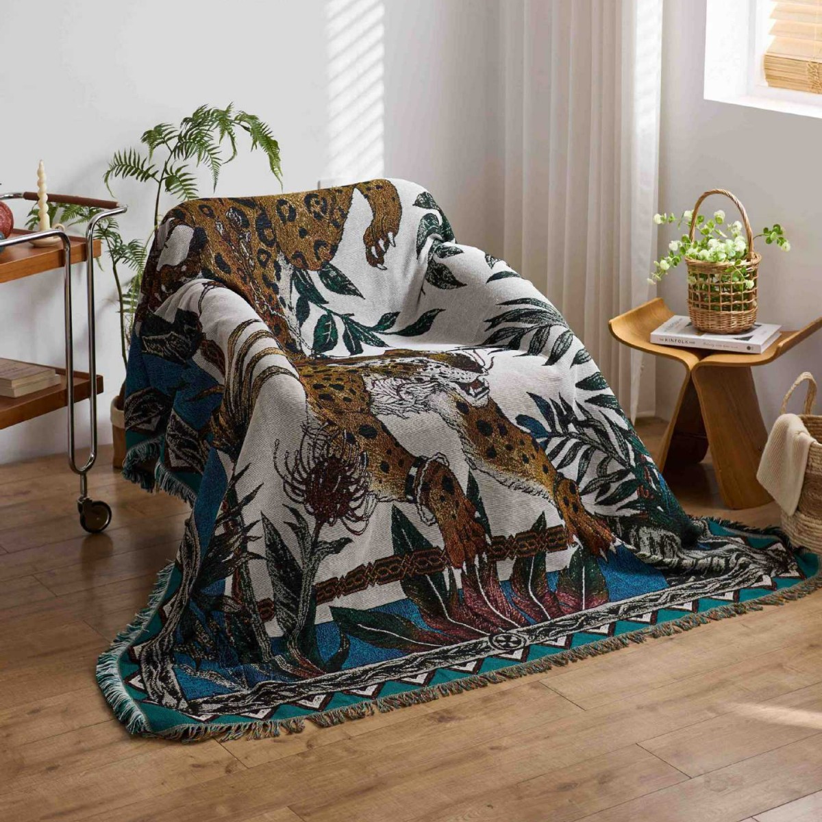テキスタイルシティ レオパードタペストリー ジャングルアニマ - Home Textiles City のレビューと価格