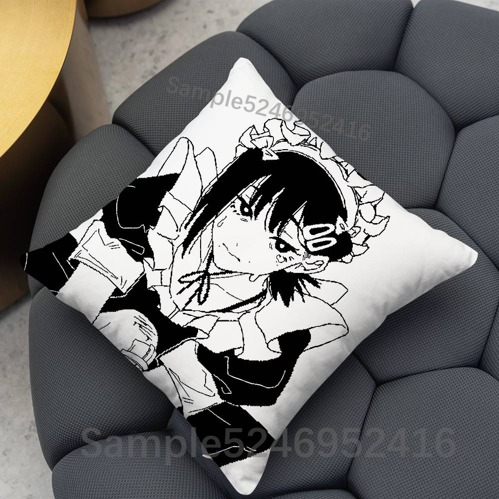 コベニ C-チェーンソーマン スクエアクッション 枕カバー  - Home Textiles Inc のレビューと価格