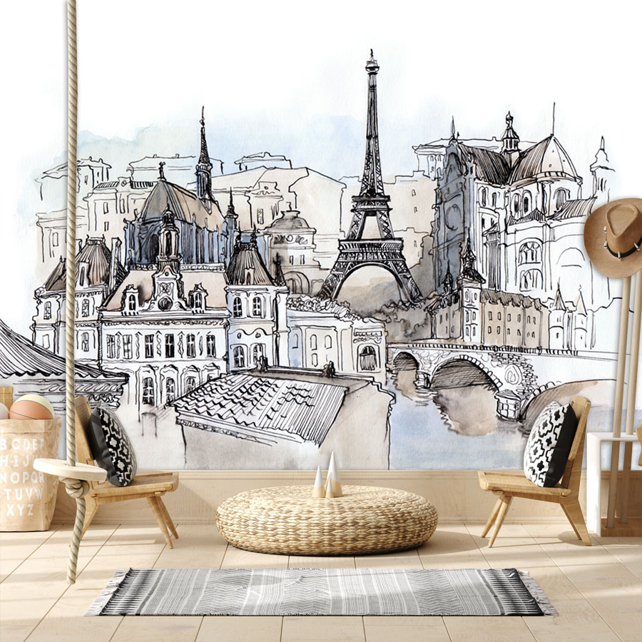 モダンなカスタムピールアンドスティックPVC壁紙、リビングル - Home Textiles City のレビューと価格