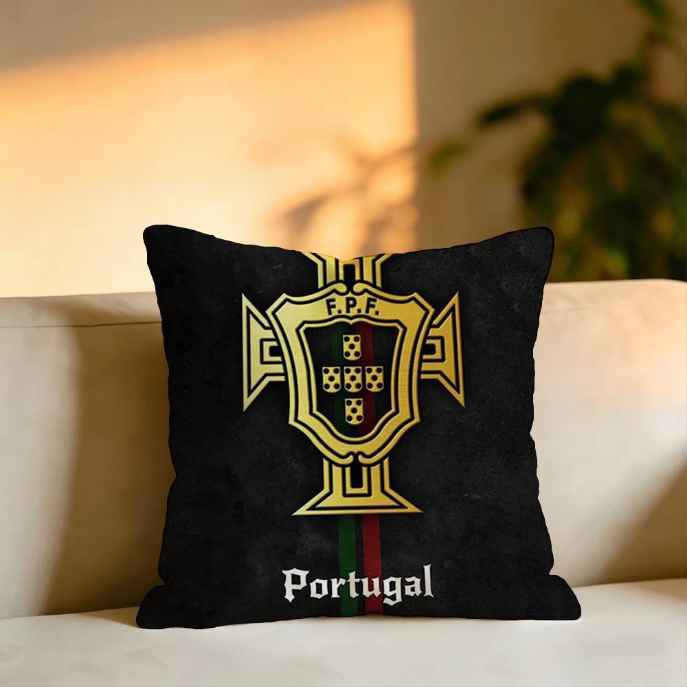 ポルトガル クイナス旗 スクエア 両面プリント枕カバー 寝室 - Home Textiles Portugal のレビューと価格
