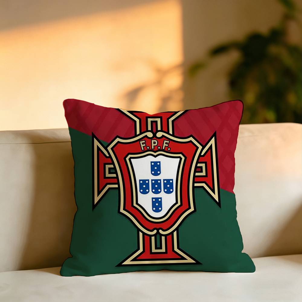 ポルトガル クイナス旗 スクエア 両面プリント枕カバー 寝室 - Home Textiles Portugal のレビューと価格