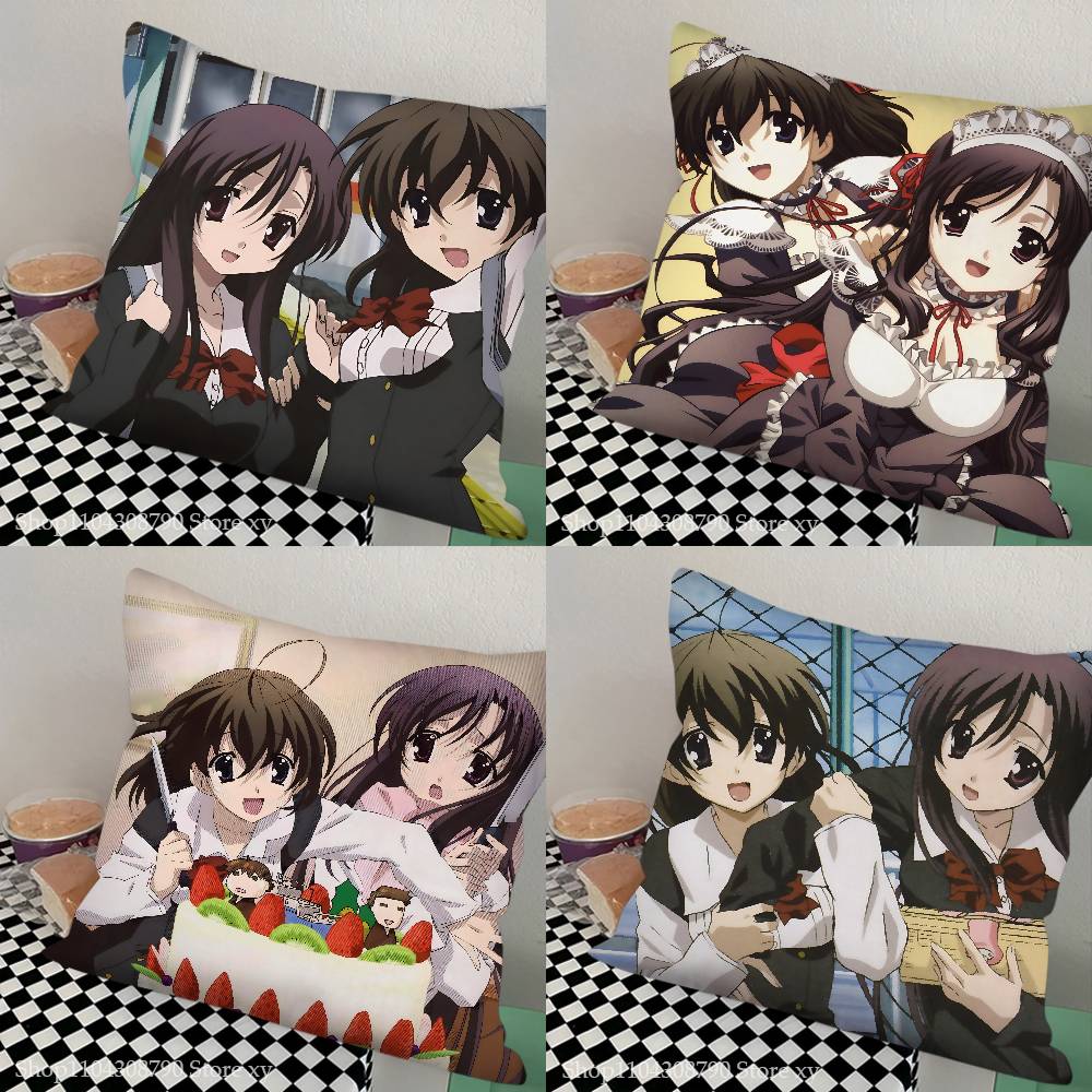 アニメ S-School Days 桐ノ葉花子枕カバーファッ - Home Textiles Today のレビューと価格
