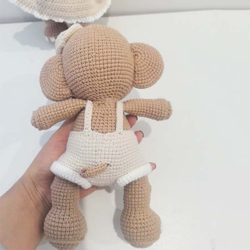 手作りの編みぐるみ象のぬいぐるみ、家の装飾、出産祝い、保育園 - Home Textiles Today のレビューと価格
