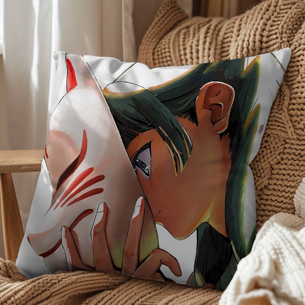 薬剤師フェンシアーナとマオマオの日ギフト枕カバーリビングルー - Home Textiles Today のレビューと価格