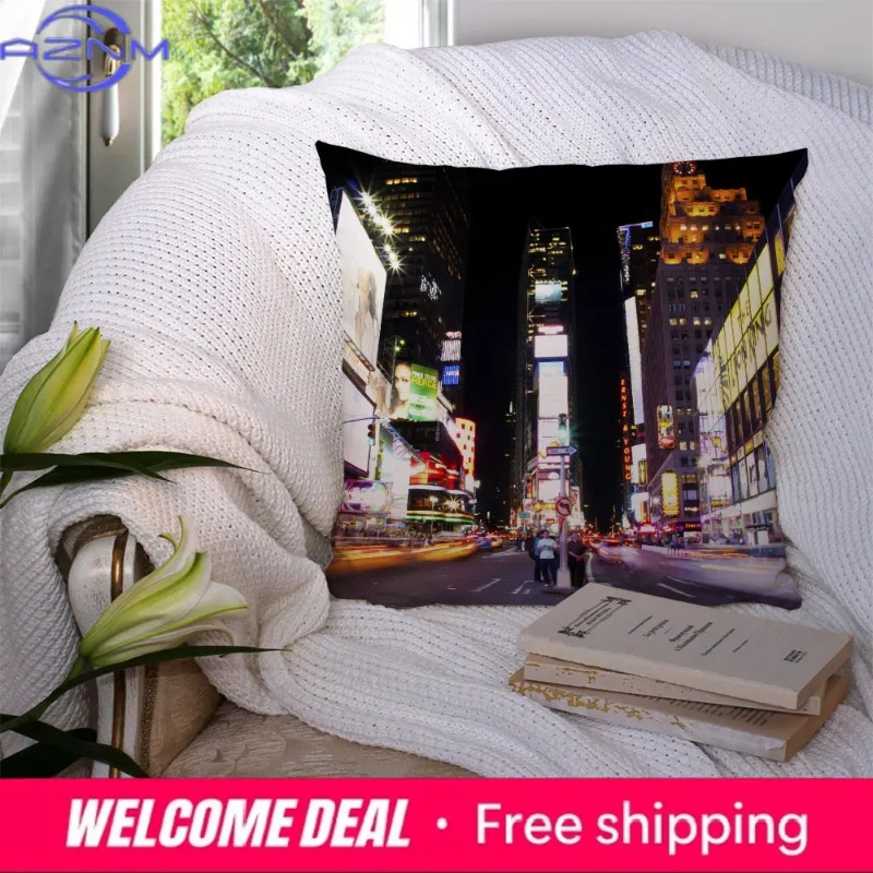 ホームデコレーション ニューヨークナイト枕カバー クッション - Home Textiles New York のレビューと価格