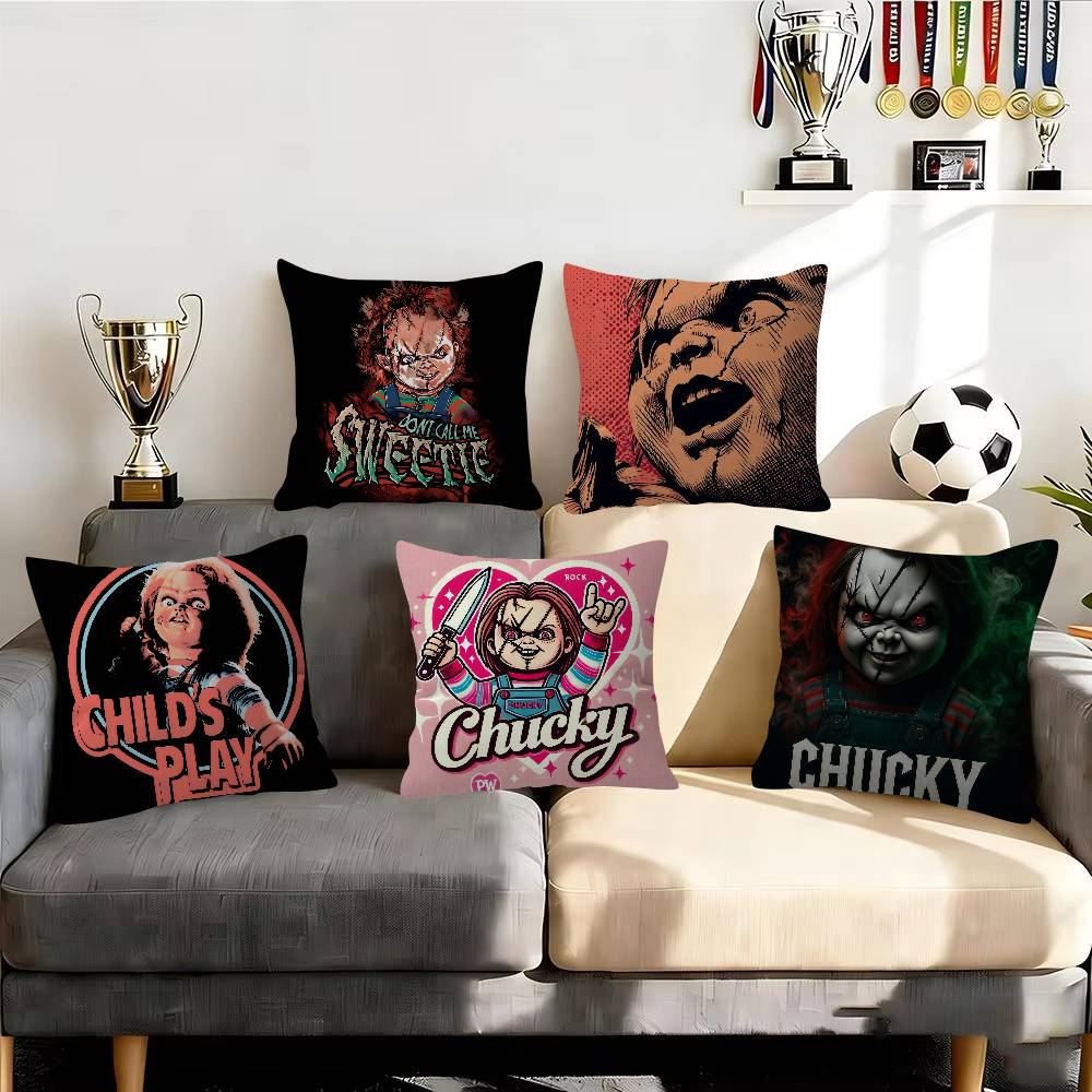 映画 c-チャッキー ホラー装飾ルーム美学枕カバー ホームデ - Home Textiles Inc のレビューと価格