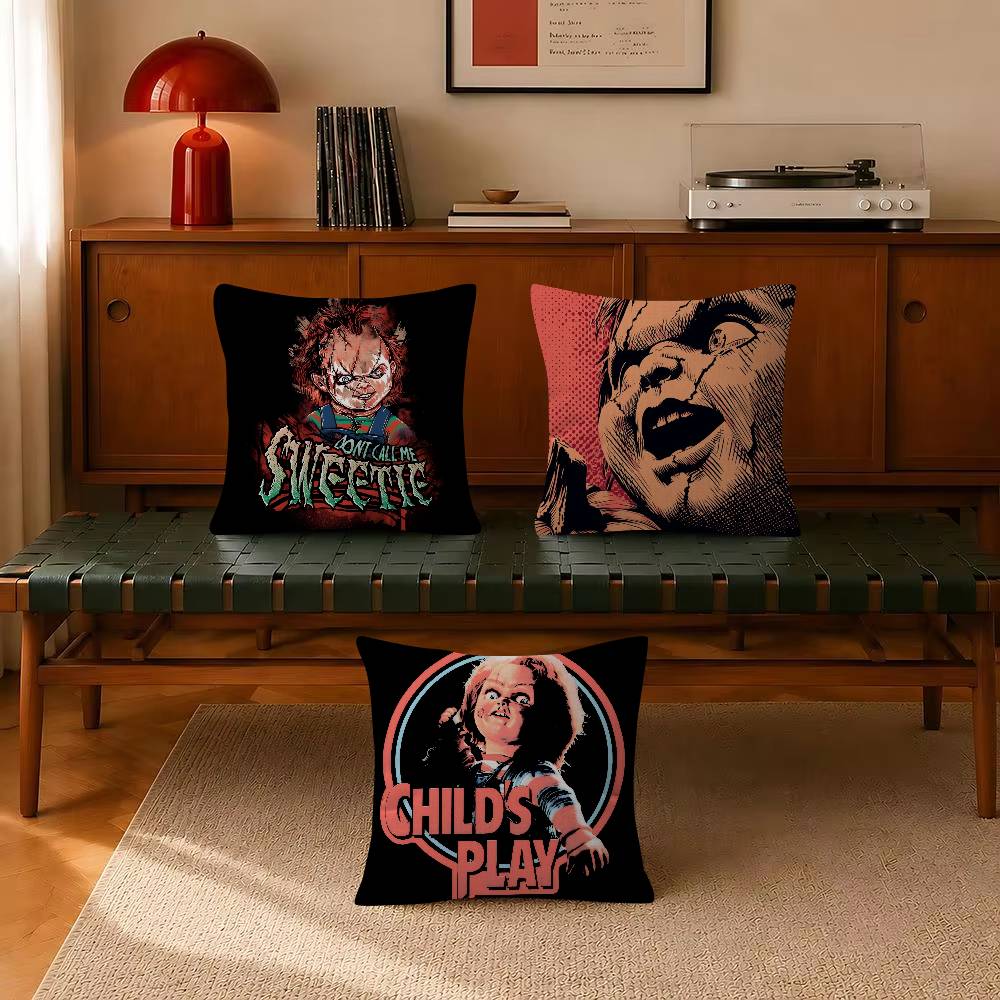 映画 c-チャッキー ホラー装飾ルーム美学枕カバー ホームデ - Home Textiles Inc のレビューと価格