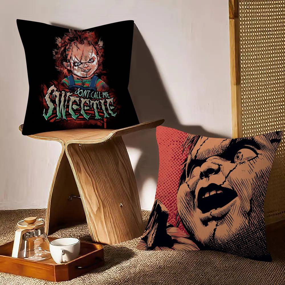 映画 c-チャッキー ホラー装飾ルーム美学枕カバー ホームデ - Home Textiles Inc のレビューと価格