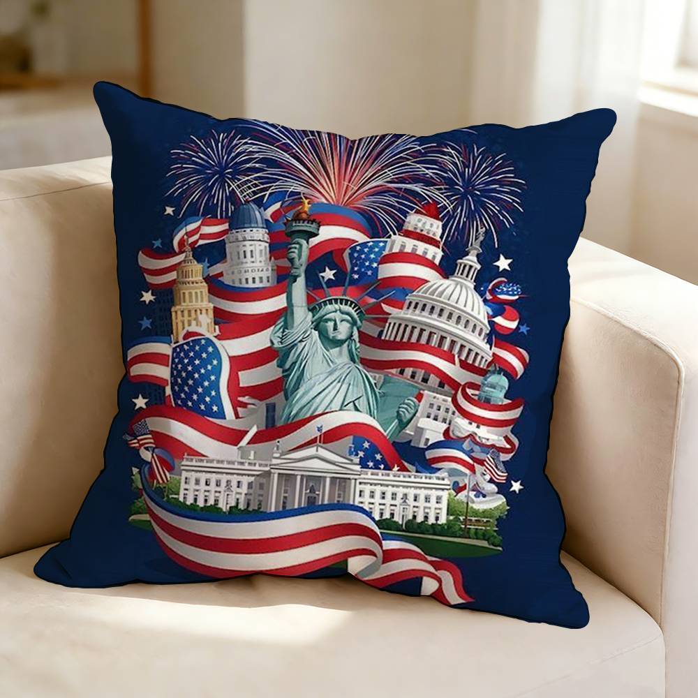 ニューヨーク米国 S-自由の女神広場両面プリント枕カバー寝室 - Home Textiles New York のレビューと価格