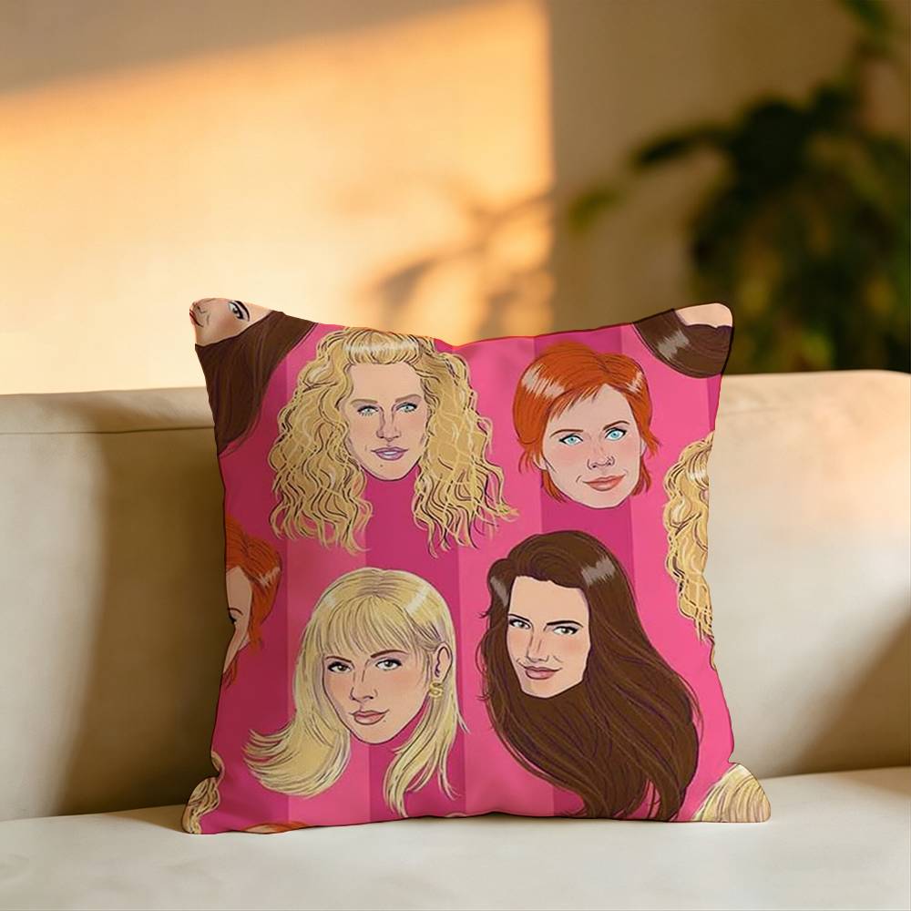 TVシリーズ「セックス・アンド・ザ・シティ」枕カバー正方形両 - Home Textiles City のレビューと価格