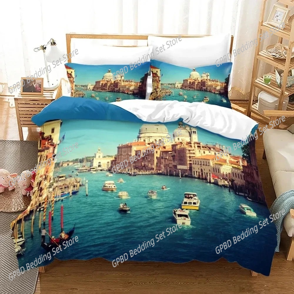 3Dプリント ニューヨークシティ 夜景 寝具セット 3Dプリ - Home Textiles New York のレビューと価格